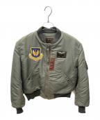 BUZZ RICKSON'Sバズリクソンズ）の古着「MA-1フライトジャケット」｜グリーン