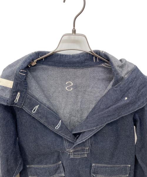 BUZZ RICKSON'S（バズリクソンズ）BUZZ RICKSON'S (バズリクソンズ) U.S. NAVY DENIM GAS PROTECTIVE PARKA インディゴ サイズ:Sの古着・服飾アイテム