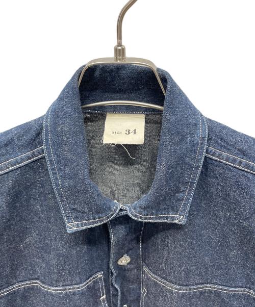 BUZZ RICKSON'S（バズリクソンズ）BUZZ RICKSON'S (バズリクソンズ) デニム プルオーバージャケット インディゴ サイズ:34の古着・服飾アイテム