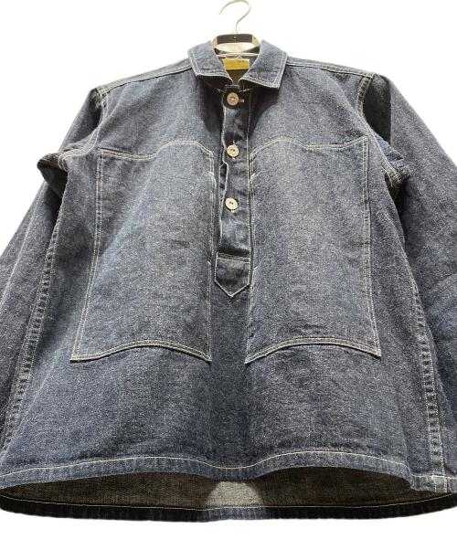 BUZZ RICKSON'S（バズリクソンズ）BUZZ RICKSON'S (バズリクソンズ) デニム プルオーバージャケット インディゴ サイズ:34の古着・服飾アイテム