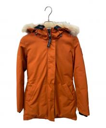 CANADA GOOSE（カナダグース）の古着「VICTORIA PARKA」｜オレンジ