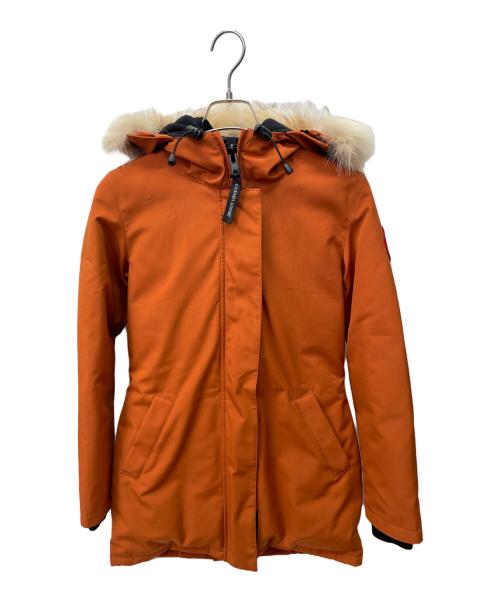 CANADA GOOSE（カナダグース）CANADA GOOSE (カナダグース) VICTORIA PARKA オレンジ サイズ:Sの古着・服飾アイテム