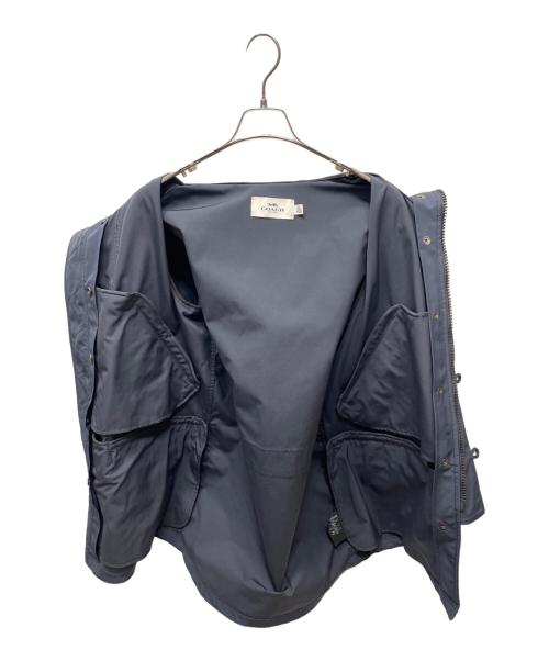 COACH（コーチ）COACH (コーチ) ダウンライナー付モッズコート ネイビー サイズ:XSの古着・服飾アイテム