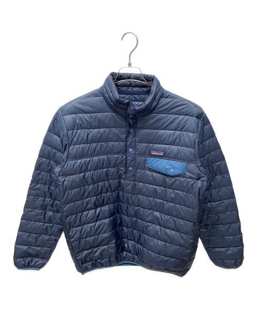 Patagonia（パタゴニア）Patagonia (パタゴニア) ダウン スナップT プルオーバー ネイビー サイズ:Sの古着・服飾アイテム