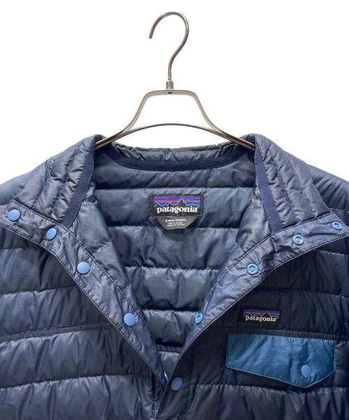 Patagonia（パタゴニア）Patagonia (パタゴニア) ダウン スナップT プルオーバー ネイビー サイズ:Sの古着・服飾アイテム