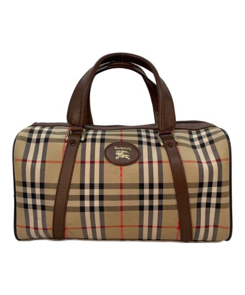 Burberry's（バーバリー）Burberry's (バーバリー) ボストンバッグ ブラウンの古着・服飾アイテム