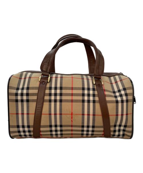 Burberry's（バーバリー）Burberry's (バーバリー) ボストンバッグ ブラウンの古着・服飾アイテム