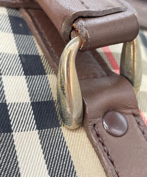 Burberry's（バーバリー）Burberry's (バーバリー) ボストンバッグ ブラウンの古着・服飾アイテム