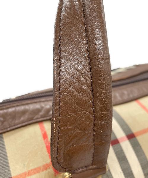 Burberry's（バーバリー）Burberry's (バーバリー) ボストンバッグ ブラウンの古着・服飾アイテム