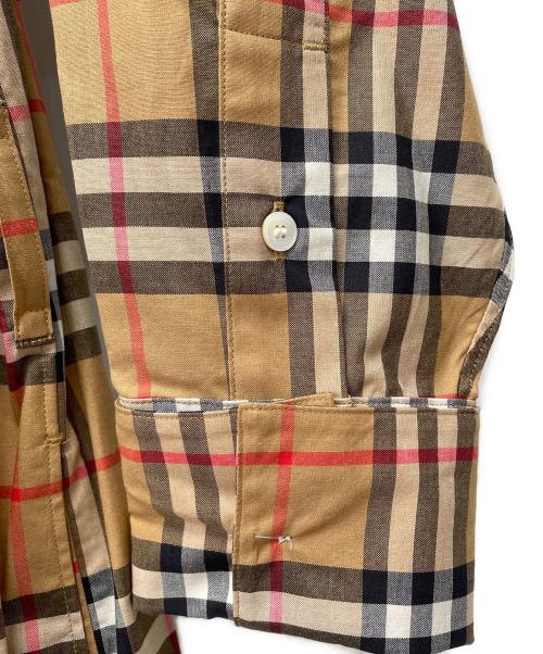 BURBERRY LONDON（バーバリーロンドン）BURBERRY LONDON (バーバリーロンドン) ノヴァチェックシャツワンピース ブラウン サイズ:04 未使用品の古着・服飾アイテム