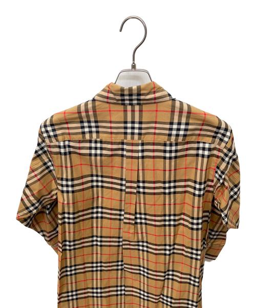 BURBERRY LONDON（バーバリーロンドン）BURBERRY LONDON (バーバリーロンドン) ノヴァチェックシャツワンピース ブラウン サイズ:04 未使用品の古着・服飾アイテム
