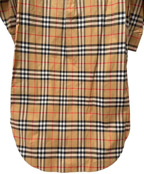 BURBERRY LONDON（バーバリーロンドン）BURBERRY LONDON (バーバリーロンドン) ノヴァチェックシャツワンピース ブラウン サイズ:04 未使用品の古着・服飾アイテム