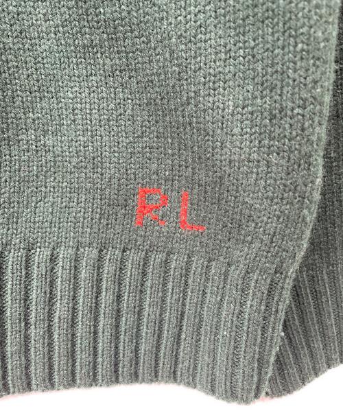 POLO RALPH LAUREN（ポロ・ラルフローレン）POLO RALPH LAUREN (ポロ・ラルフローレン) ポロベア　ニット グリーン サイズ:Lの古着・服飾アイテム