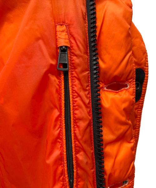 MONCLER（モンクレール）MONCLER (モンクレール) シャモニー フード付ダウンジャケット  オレンジ サイズ:2の古着・服飾アイテム
