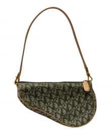 Christian Dior（クリスチャン ディオール）の古着「トロッターサドルバッグ」｜オリーブ