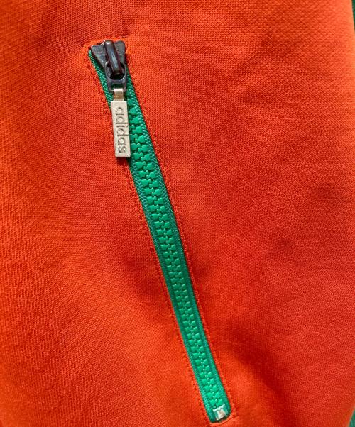 adidas（アディダス）adidas (アディダス) プルオーバーパーカー オレンジ×グリーン サイズ:Lの古着・服飾アイテム