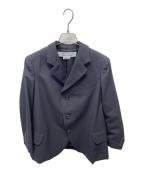 COMME des GARCONS COMME des GARCONSコムデギャルソン コムデギャルソン）の古着「ウールジャケット」｜ネイビー