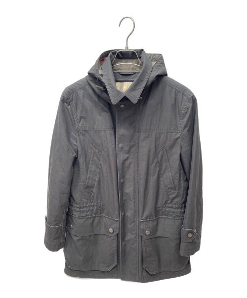 BURBERRY LONDON（バーバリーロンドン）BURBERRY LONDON (バーバリーロンドン) ライナー付ステンカラーコート ブラック サイズ:Mの古着・服飾アイテム