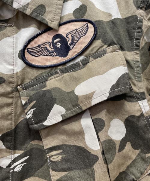 A BATHING APE（ア ベイシング エイプ）A BATHING APE (ア ベイシング エイプ) ファティーグジャケット オリーブ サイズ:M 未使用品の古着・服飾アイテム
