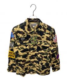 A BATHING APE（ア ベイシング エイプ）の古着「1st CamoMilitary Shirt」｜ブラウン
