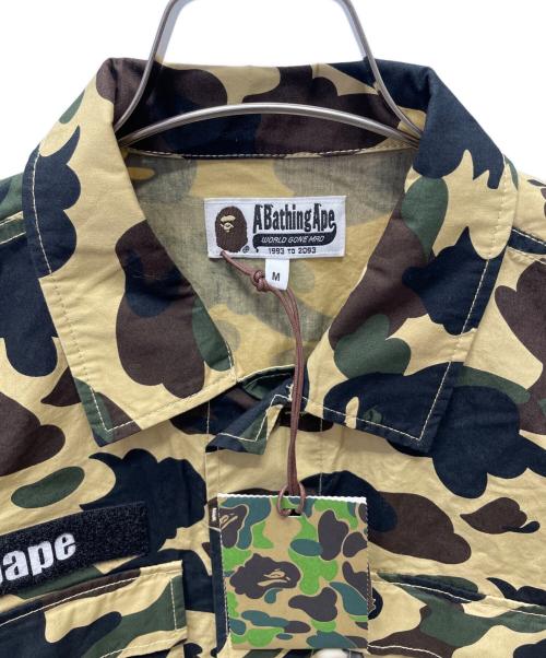A BATHING APE（ア ベイシング エイプ）A BATHING APE (ア ベイシング エイプ) 1st CamoMilitary Shirt ブラウン サイズ:M 未使用品の古着・服飾アイテム