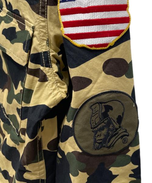 A BATHING APE（ア ベイシング エイプ）A BATHING APE (ア ベイシング エイプ) 1st CamoMilitary Shirt ブラウン サイズ:M 未使用品の古着・服飾アイテム