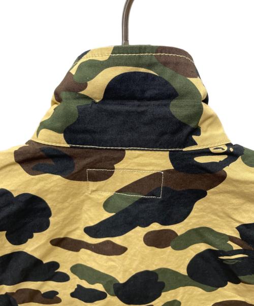 A BATHING APE（ア ベイシング エイプ）A BATHING APE (ア ベイシング エイプ) 1st CamoMilitary Shirt ブラウン サイズ:M 未使用品の古着・服飾アイテム