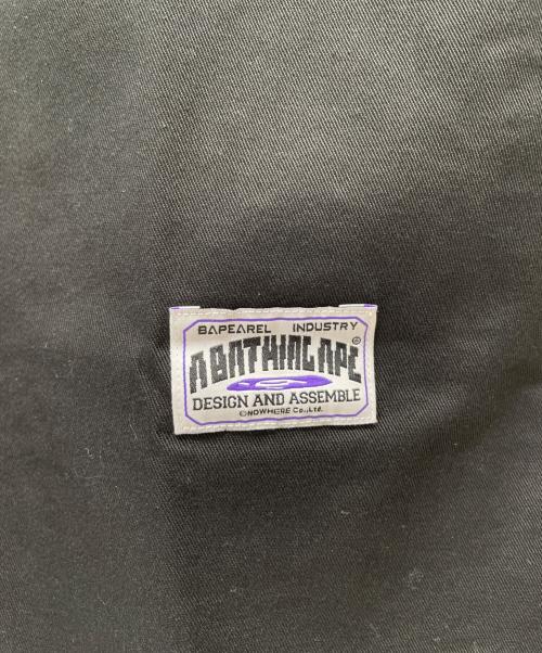 A BATHING APE（ア ベイシング エイプ）A BATHING APE (ア ベイシング エイプ) ベースボールシャツ ブラック サイズ:Mの古着・服飾アイテム