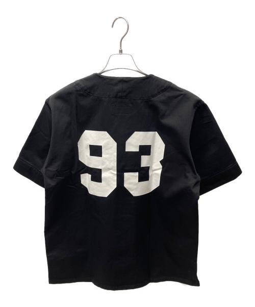 A BATHING APE（ア ベイシング エイプ）A BATHING APE (ア ベイシング エイプ) ベースボールシャツ ブラック サイズ:Mの古着・服飾アイテム