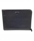 PRADAプラダ）の古着「クラッチバッグ」｜ブラック