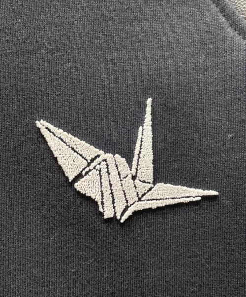 1PIU1UGUALE3 RELAX（ウノピゥウノウグァーレトレ リラックス）1piu1uguale3 relax (ウノピゥウノウグァーレトレ リラックス) スタジャン ブラック サイズ:Lの古着・服飾アイテム