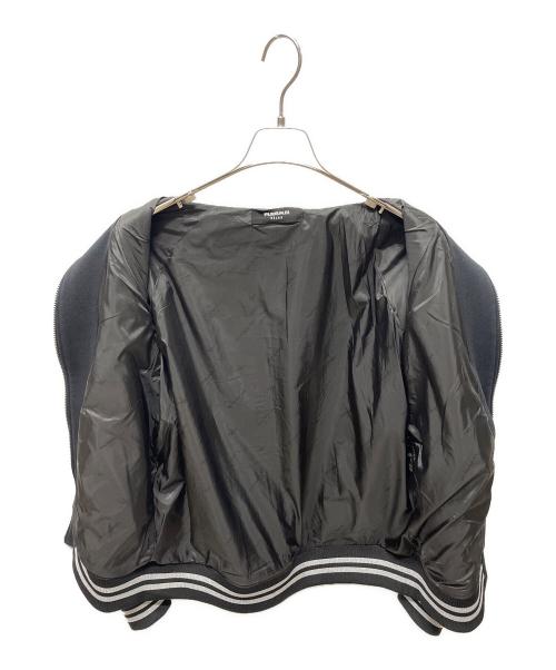 1PIU1UGUALE3 RELAX（ウノピゥウノウグァーレトレ リラックス）1piu1uguale3 relax (ウノピゥウノウグァーレトレ リラックス) スタジャン ブラック サイズ:Lの古着・服飾アイテム