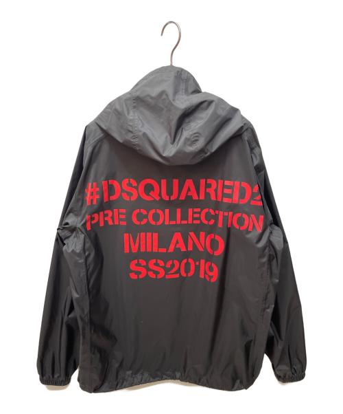DSQUARED2（ディースクエアード）DSQUARED2 (ディースクエアード) ナイロンパーカー ブラック サイズ:48の古着・服飾アイテム