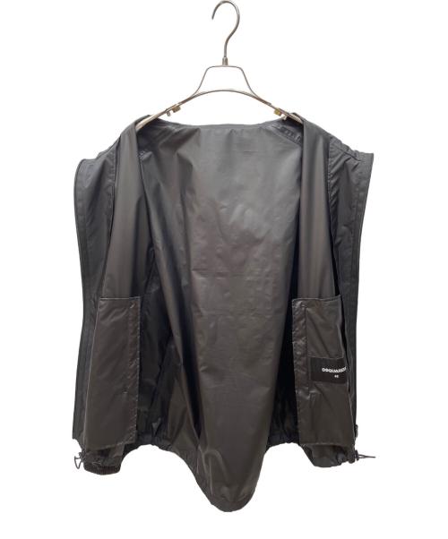 DSQUARED2（ディースクエアード）DSQUARED2 (ディースクエアード) ナイロンパーカー ブラック サイズ:48の古着・服飾アイテム
