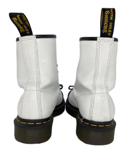 Dr.Martens（ドクターマーチン）Dr.Martens (ドクターマーチン) 8ホールブーツ　1460 CRACKLE ホワイト サイズ:23の古着・服飾アイテム
