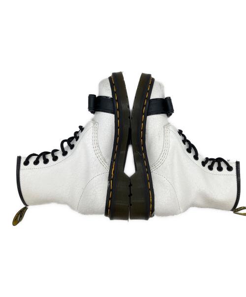 Dr.Martens（ドクターマーチン）Dr.Martens (ドクターマーチン) 8ホールブーツ　1460 CRACKLE ホワイト サイズ:23の古着・服飾アイテム