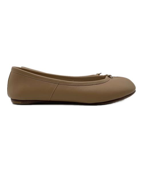 Maison Margiela（メゾンマルジェラ）Maison Margiela (メゾンマルジェラ) Tabi バレリーナフラット ベージュ サイズ:23の古着・服飾アイテム