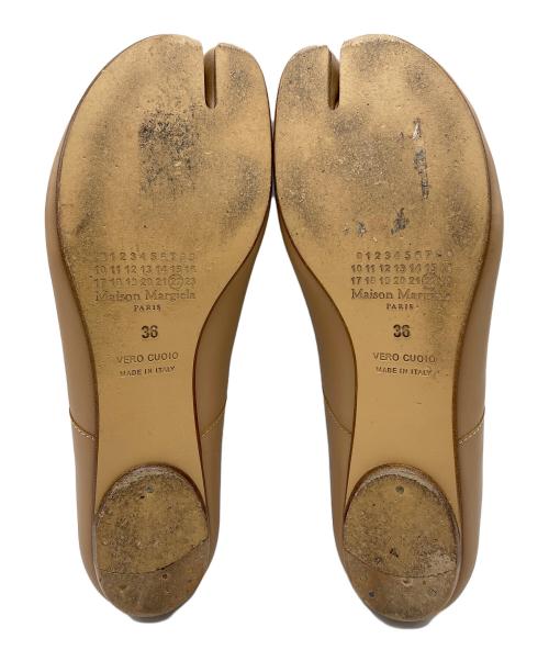 Maison Margiela（メゾンマルジェラ）Maison Margiela (メゾンマルジェラ) Tabi バレリーナフラット ベージュ サイズ:23の古着・服飾アイテム