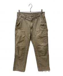 CarHartt（カーハート）の古着「ダブルニーペインターパンツ」｜ブラウン