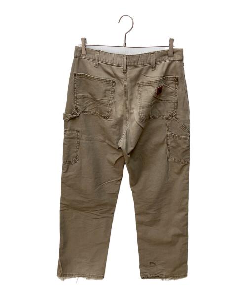 CarHartt（カーハート）CarHartt (カーハート) ダブルニーペインターパンツ ブラウン サイズ:81cm (W32)の古着・服飾アイテム
