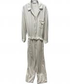 COMOLIコモリ）の古着「22SS シルクネップオールインワン」｜ホワイト