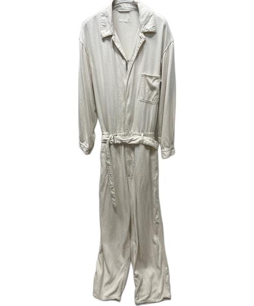 COMOLI（コモリ）COMOLI (コモリ) 22SS シルクネップオールインワン ホワイト サイズ:Sの古着・服飾アイテム