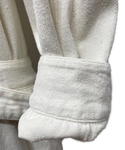 COMOLI（コモリ）COMOLI (コモリ) 22SS シルクネップオールインワン ホワイト サイズ:Sの古着・服飾アイテム