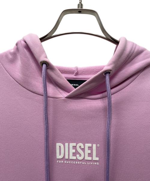 DIESEL（ディーゼル）DIESEL (ディーゼル) フーディーワンピース ピンク サイズ:XSの古着・服飾アイテム