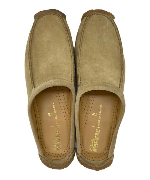 CLARKS（クラークス）CLARKS (クラークス) UNITED ARROWS (ユナイテッドアローズ) ミュール　Natalie Mabel ベージュ サイズ:26.5の古着・服飾アイテム