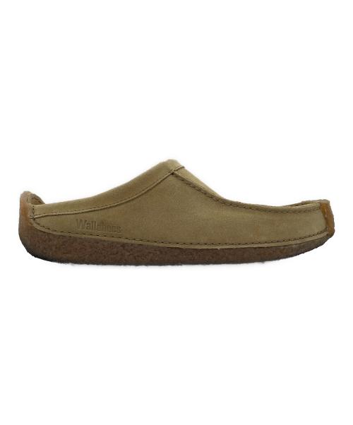 CLARKS（クラークス）CLARKS (クラークス) UNITED ARROWS (ユナイテッドアローズ) ミュール　Natalie Mabel ベージュ サイズ:26.5の古着・服飾アイテム