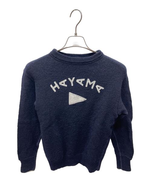 45R（フォーティファイブ・アール）45R (フォーティファイブ・アール) シェットランド超ガーゼクルー（フロッキー） インディゴ サイズ:2の古着・服飾アイテム