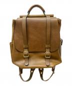 Herzヘルツ）の古着「棒屋根クラシックリュック」｜ブラウン