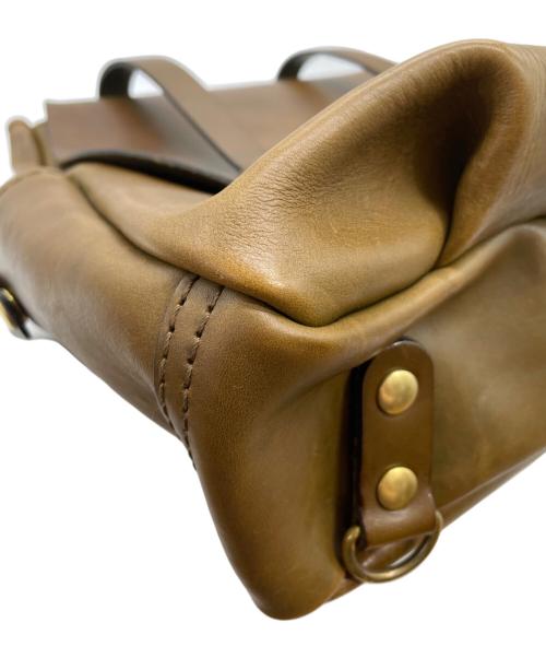 Herz（ヘルツ）Herz (ヘルツ) 棒屋根クラシックリュック ブラウンの古着・服飾アイテム