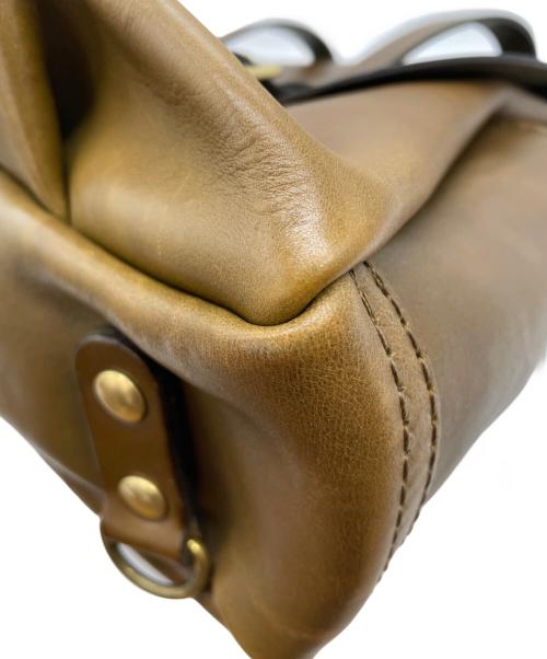 Herz（ヘルツ）Herz (ヘルツ) 棒屋根クラシックリュック ブラウンの古着・服飾アイテム